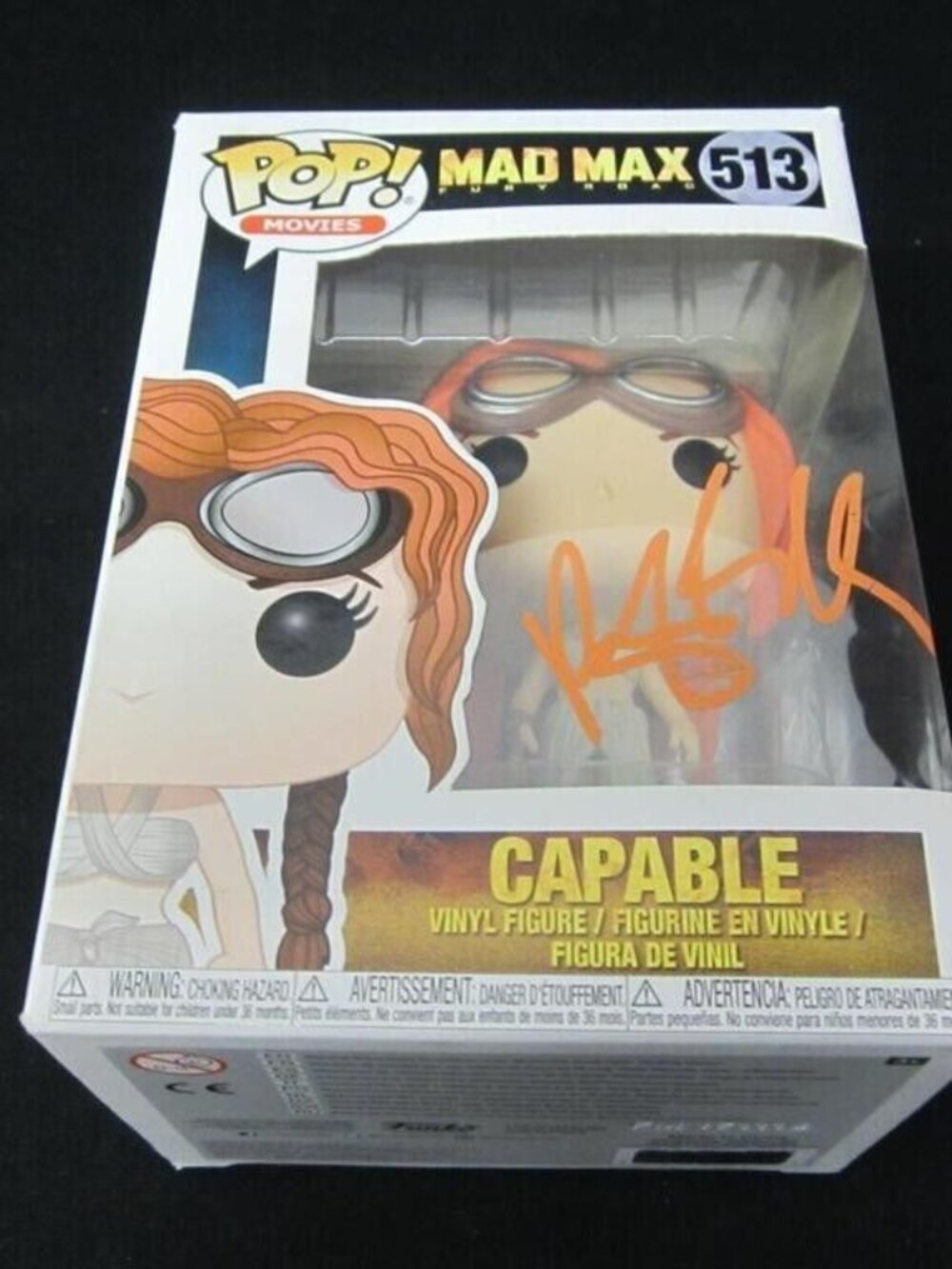 Riley Keough signed Funko Pop! Vinyl: Mad Max - Capable #513 w/COA